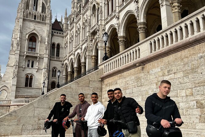 1 Hour Budapest Segway Tour - Parliament Hightails - Shoes on the Danube Bank: a solemn moment built into the route