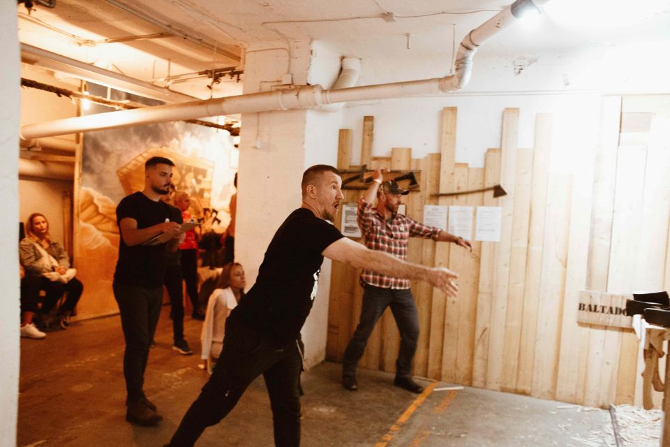 Budapest: Axe Throwing Experience - What You Do in an Hour at Balta Dobálás