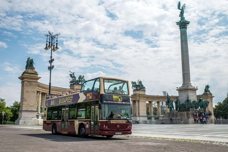Budapest: Big Bus Hop-On Hop-Off Tour & Danube River Cruise - Thermal breaks and café stops: Szechenyi Bath, New York Palace Café, and Astoria