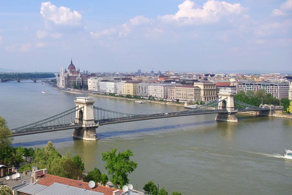 Budapest: Buda Castle District Walking Tour - Terrace views across the Danube: Parliament plus four bridges for your photo list