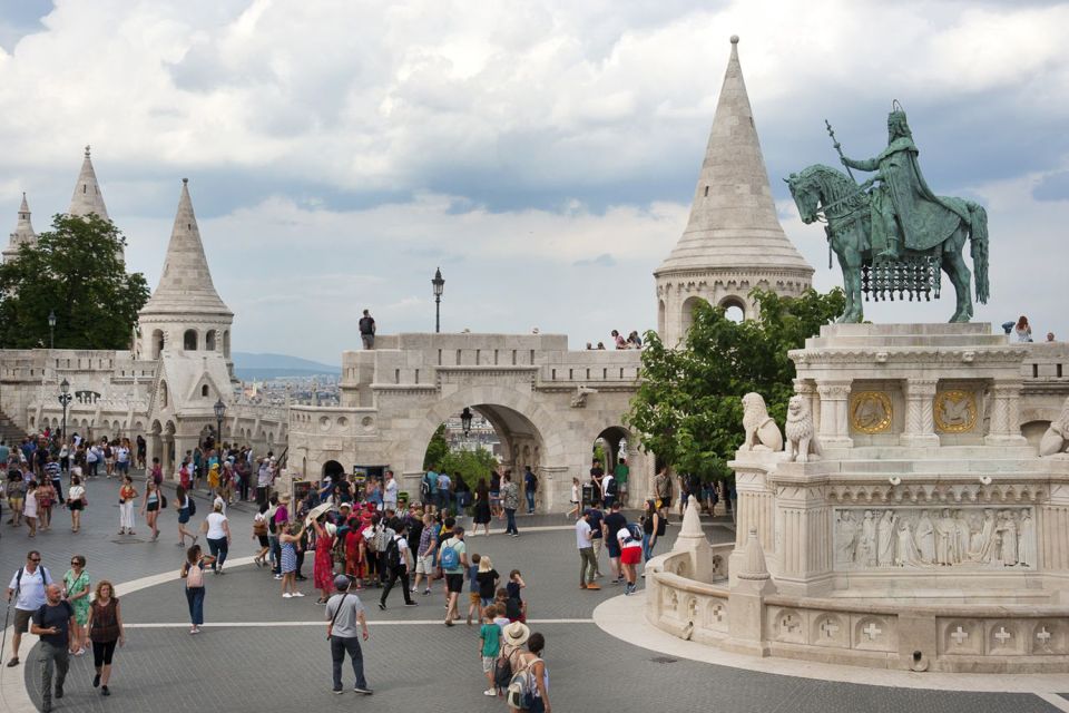 Budapest: Buda Castle District Walking Tour - Matthias Church and the cobblestone climb: what you actually see outside