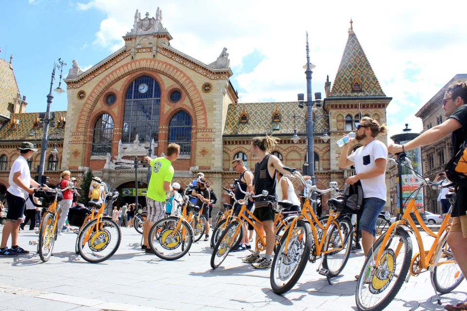 Budapest: City Bike Tour with Coffee Stop - St. Stephen’s Basilica and Liberty Square: the big postcard views