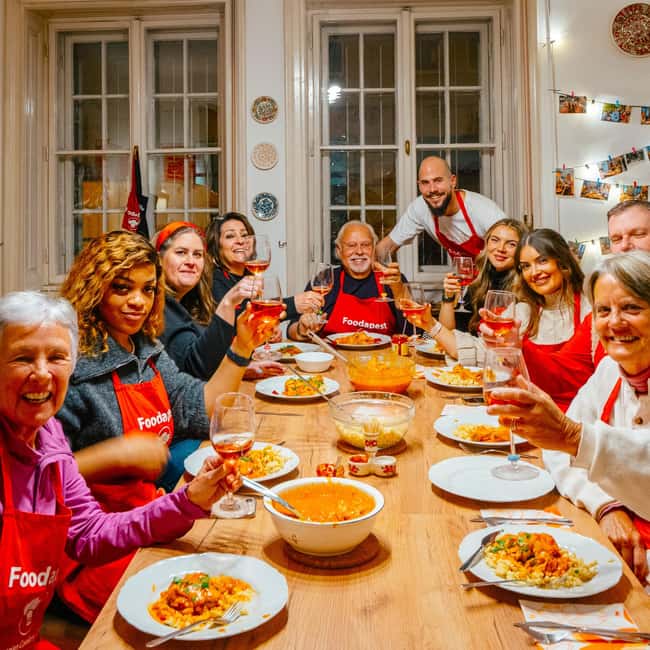 Budapest: Hungarian Cooking Class and Market Walk - Snack time in the apartment: why the setup works so well