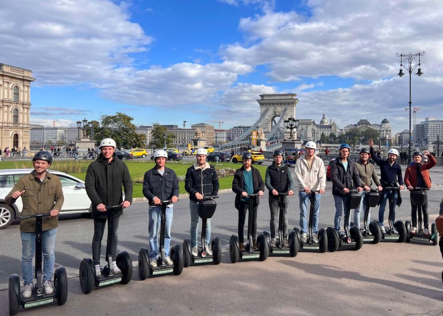 Budapest: Segway Grand City Tour (Buda + Margaret + Pest) 3h - Crossing toward Pest: bridges, Danube riverfront sights, and the Parliament area