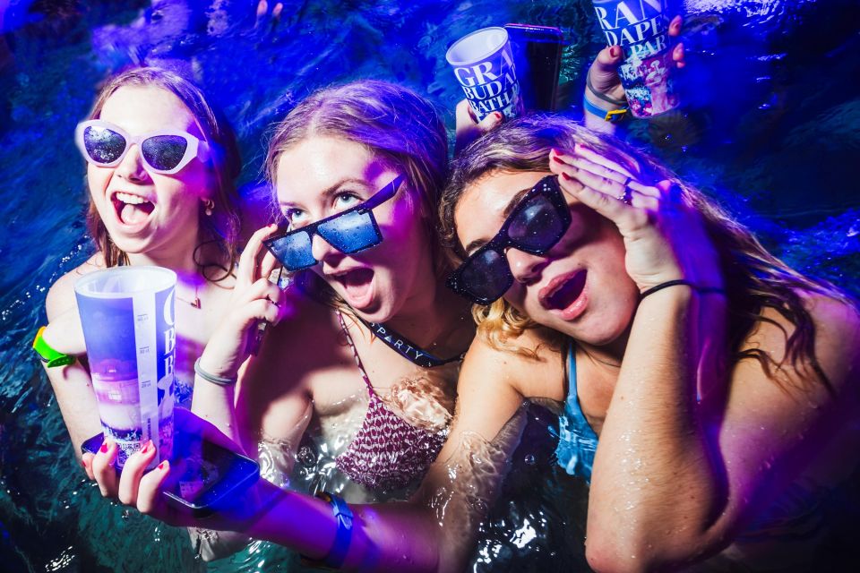 Budapest: Sparty - The Ultimate Late-Night Spa Party Ticket - Your night timeline: 9:30 PM to 2:00 AM, and last entry at 1:00 AM