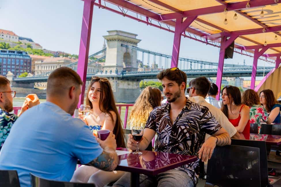 Budapest: Sunset Cruise with 2 Cocktails - Two cocktails included: choice, speed, and alcohol-free options