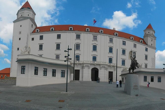 Budapest to Bratislava Costumizable Private Day tour with lunch - Primate’s Palace: Pale Pink, White Neoclassical Details