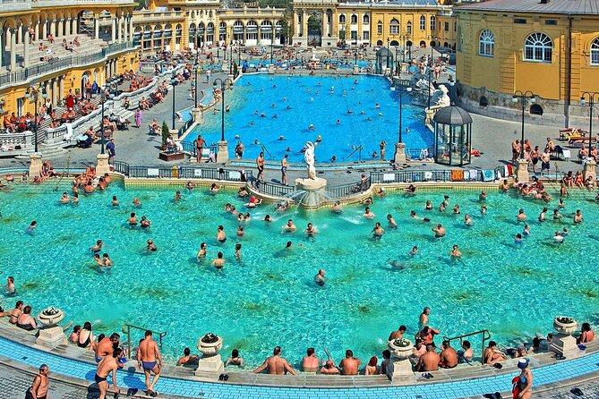 Entrance to Szechenyi Spa in Budapest - Saunas, Steam Rooms, Gym, and Massages: Build Your Own Rhythm
