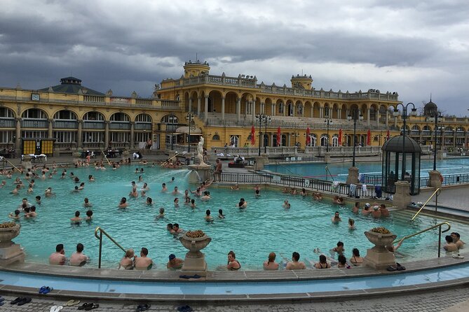 Entrance to Szechenyi Spa in Budapest - Food and Drinks: Useful, but Not a Restaurant Day
