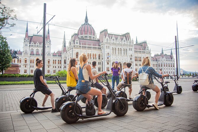 Guided Tours in Budapest on E-Scooter with various routes - Danube river panoramas on most routes