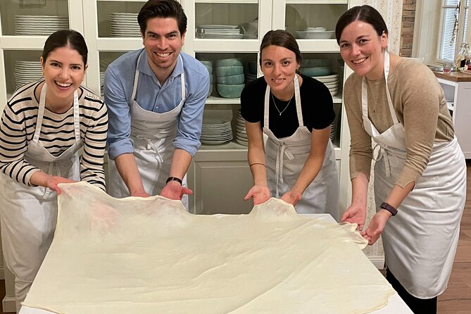 Hungarian Strudel Making Class: Stretch & Fill Two Ways - Drinks during class: Hungarian wine and homemade soft drinks
