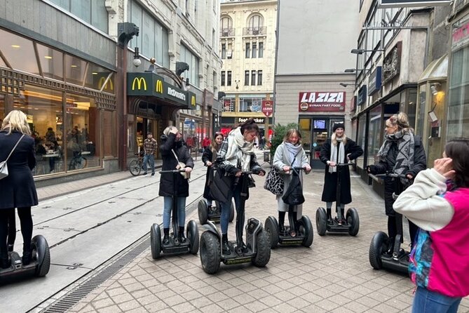 Segway guided Tour in Downtown Budapest - Central square and the Budapest Eye moment
